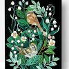 Lily Of Valley And Birds Paint By Number