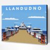 Llandudno Pier Poster Paint By Number