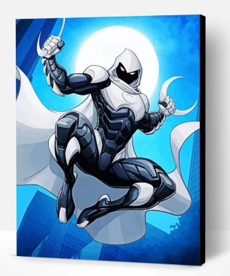 Marvel Moon Knight Hero Paint By Number