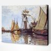 Monet Sailboats Port Paint By Number