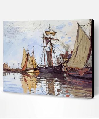 Monet Sailboats Port Paint By Number