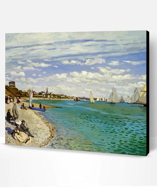 Monet The Regatta At Saint Addresse Paint By Number