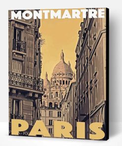 Montmartre Paris Paint By Number