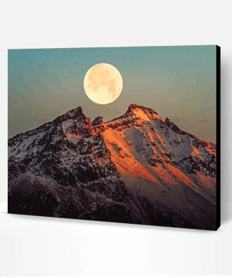 Moonlight Everest Mountain Paint By Number