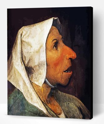 Old Woman Bruegel Elder Art Paint By Number