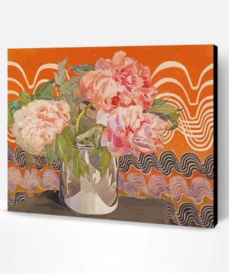 Peonies Rennie Mackintosh Paint By Number