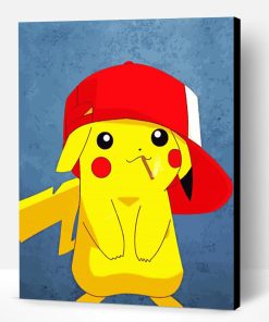 Pikachu Smoking Paint By Number