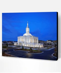Pocatello Temple Paint By Number