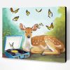 Record Player And Deer Paint By Number