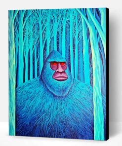 Red Eyed Sasquatch Paint By Number