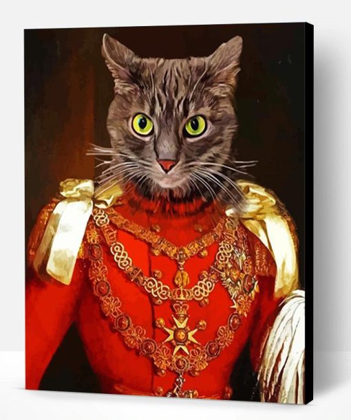 Royal Cat Paint By Number