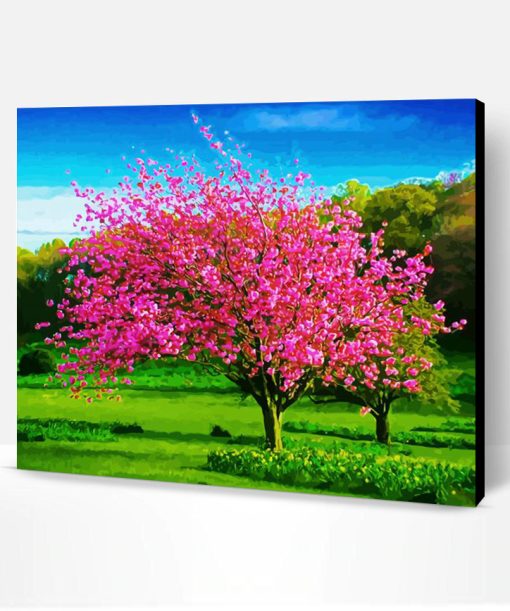 Spring Landscapes Illustration Paint By Number