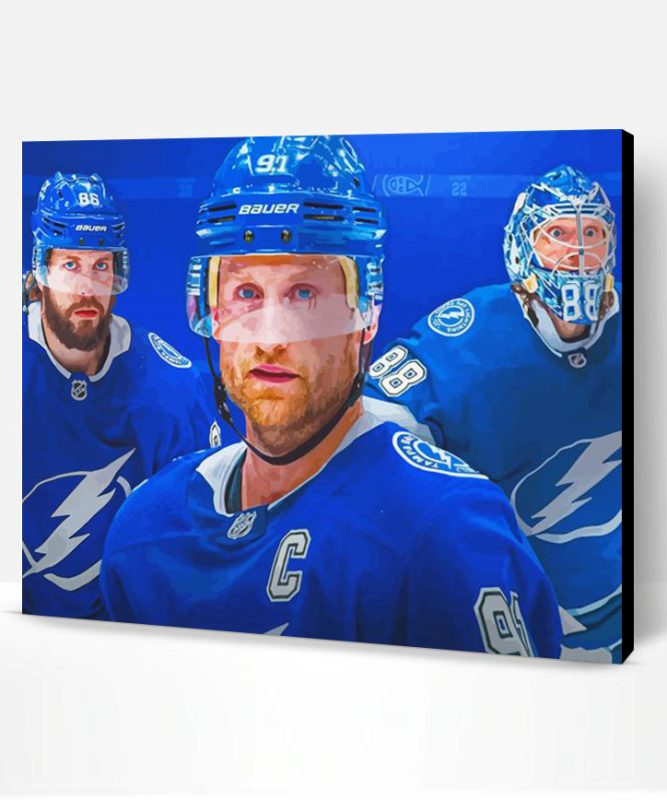 Tampa Bay Lightning Players Paint By Number