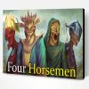 The Four Horsemen Paint By Number