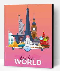 Travel Poster Paint By Number
