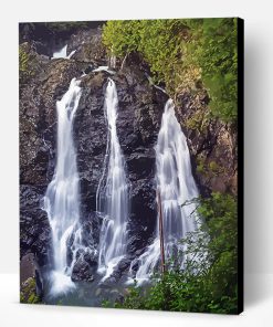 Wallace Falls Washington State Paint By Number