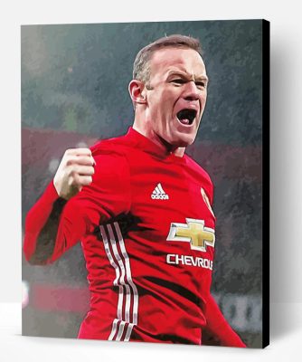 Wayne Rooney Paint By Number