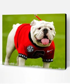 Adorable Georgia Bulldogs Paint By Number