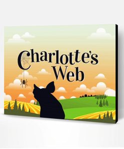 Aesthetic Charlottes Web Illustration Paint By Number