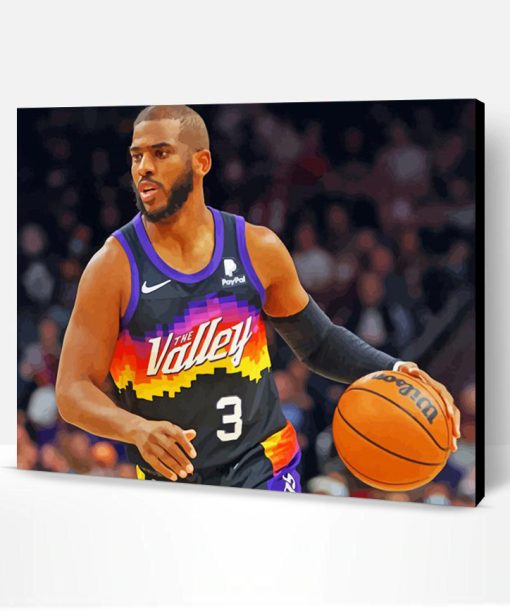 Aesthetic Chris Paul Illustration Paint By Number