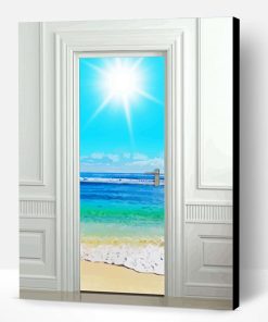 Aesthetic Door To The Beach Paint By Number