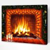 Aesthetic Fire Place Art Paint By Number