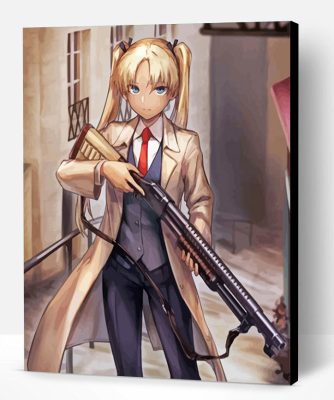 Aesthetic Gunslinger Girl Paint By Number