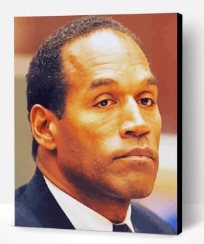 Aesthetic OJ Simpson Paint By Numbers - Paint By Numbers PRO