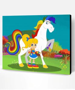 Aesthetic Rainbow Brite Paint By Number