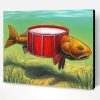 Aesthetic Redfish Drum Illustration Paint By Number