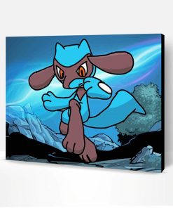 Aesthetic Riolu Paint By Number