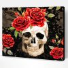Aesthetic Skull And Roses Paint By Number