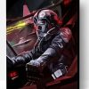 Aesthetic Tie Fighter Pilot Art Paint By Number