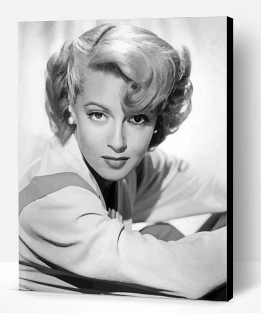 Aesthetic Black And White Lana Turner Paint By Number