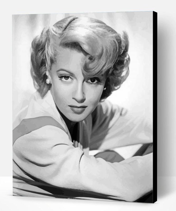 Aesthetic Black And White Lana Turner Paint By Number