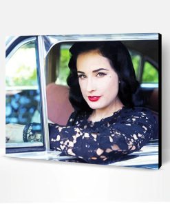 Aesthetic Dita Von Teese Paint By Number