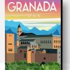 Alhambra Spain Poster Paint By Number