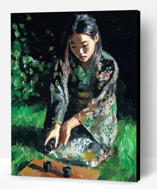 Asian Lady By Fabian Perez Paint By Number