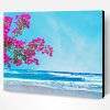 Bougainvillea And Beach Paint By Number