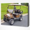 Brown Golf Car Paint By Number