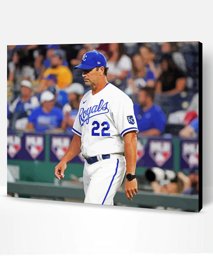 Cool Kc Royals Player Paint By Numbers - Paint By Numbers PRO