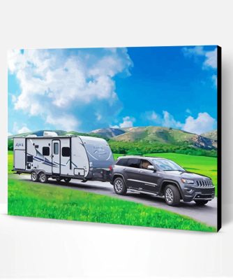 Cool Travel Trailer Paint By Number