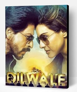 Dilwale Movie Poster Paint By Number
