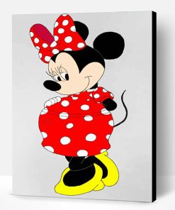 Minnie Mouse Pregnant Paint By Number