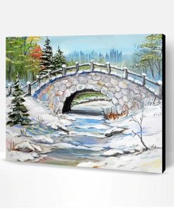 Snow Bridge Paint By Number