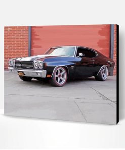 Black Chevy Chevelle SS Paint By Number