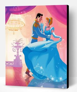 Cinderella And Prince Dancing Paint By Number
