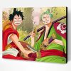 Luffy And Zoro Paint By Number