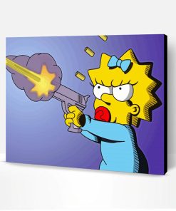 Maggie Simpson Paint By Number