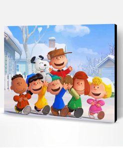 The Peanuts Gang Paint By Number